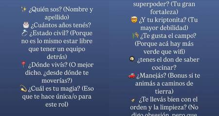 Calu Rivero abrió una convocatoria para encontrar una "niñera nomade". Redes Sociales