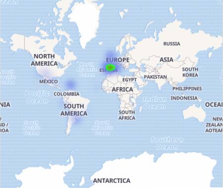 Geneanet, web para saber el origen de mi apellido. Foto: captura
