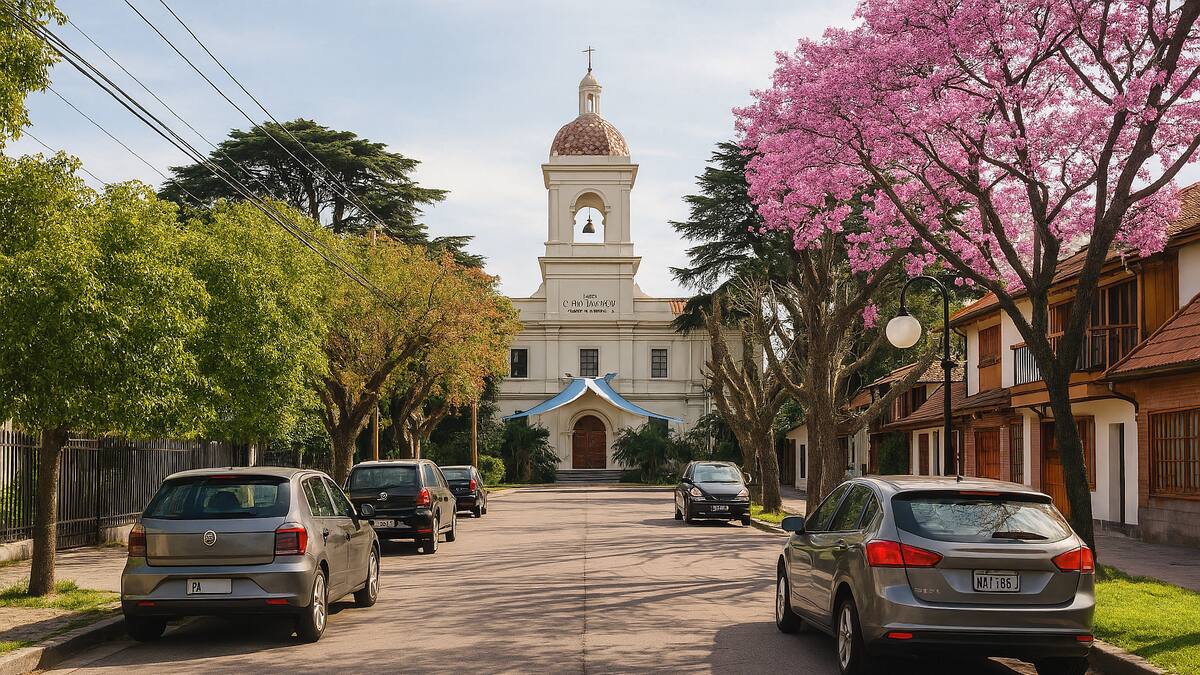 Entre calles arboladas, chalets de ladrillo y una fuerte impronta británica