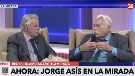 Jorge Asís en La Mirada. Foto: Captura de video.