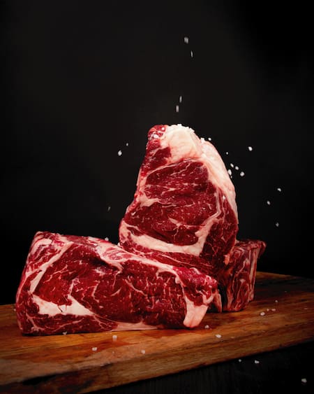 Ojo de bife en La Cabrera.