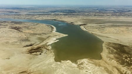 Lago Eyre. Foto: theaustralian