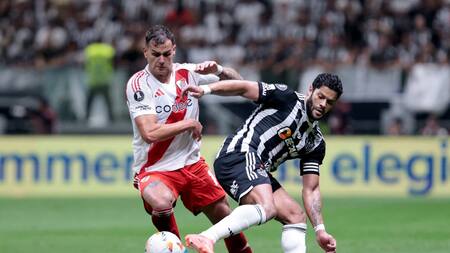 Atlético Mineiro ante River en la Copa Libertadores 2024. Foto: Reuters.