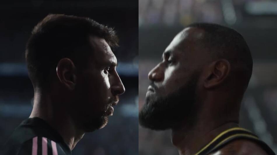 Lionel Messi y LeBron James presentaron la última innovación de Apple. Fotos: captura de video