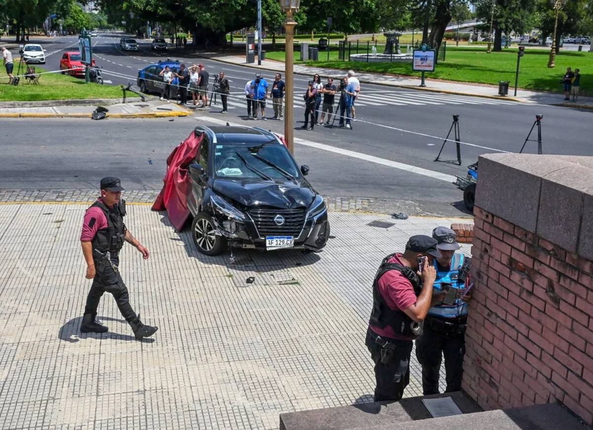 Trágico accidente en Recoleta. Foto: NA.