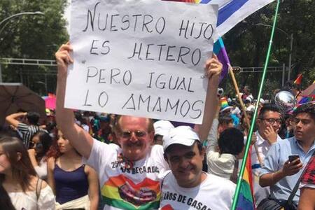 Marcha del orgullo gay - Rubén y Mario