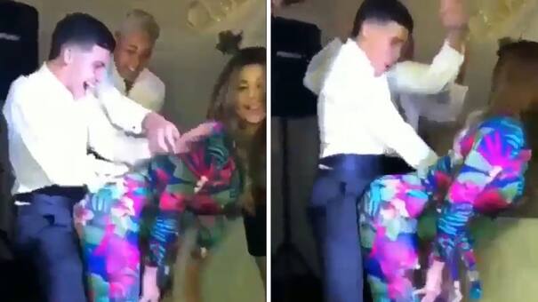 Una maestra le "perreó" a un alumno durante una fiesta de egresados y el video se viralizó en las redes sociales