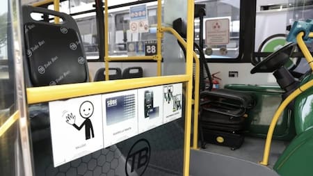 Colectivo del AMBA. Foto: NA.