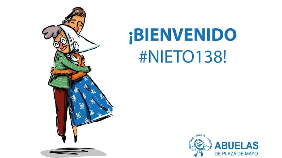 Recuperación de la identidad del Nieto número 138. Foto: @abuelasdifusion.
