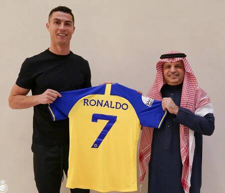 Cristiano Ronaldo tiene nuevo club. Foto: Twitter @AlNassrFC