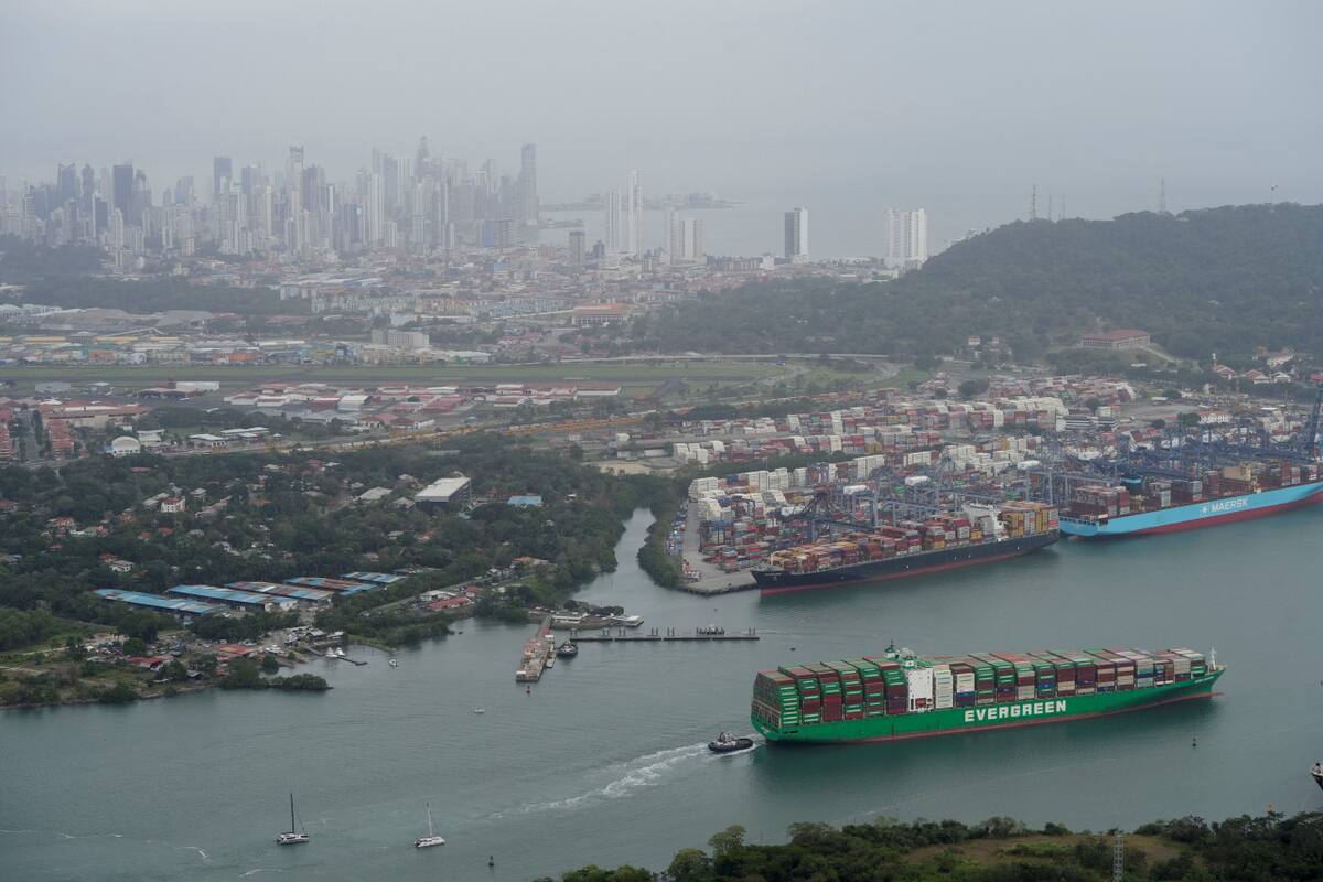 Canal de Panamá. Foto: REUTERS/Enea Lebrun