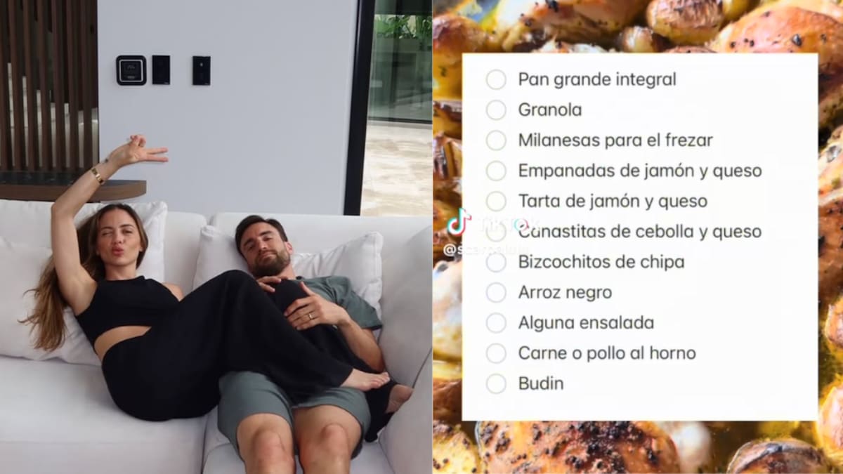 Qué hay en la heladera de Nico Tagliafico y Caro Calvagni: una chef privada mostró todo lo que les cocina