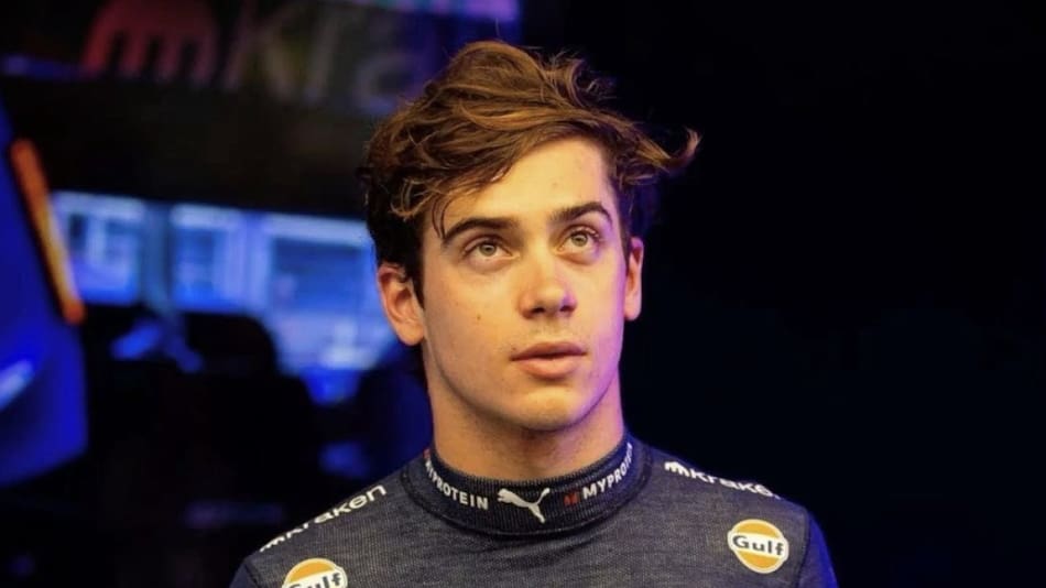 Franco Colapinto, piloto de Fórmula 1. Foto: Instagram @francolapinto