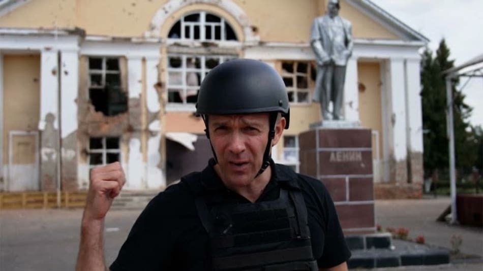 Nick Paton Walsh, periodista de CNN que entró a Rusia con las tropas ucranianas.