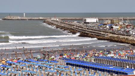 Playas de Mar del Plata. Foto: NA.
