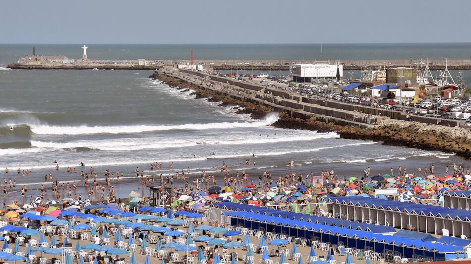 Playas de Mar del Plata. Foto: NA.