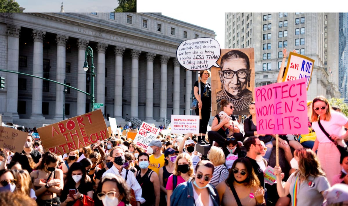 Marcha a favor del aborto en EEUU. Foto: EFE