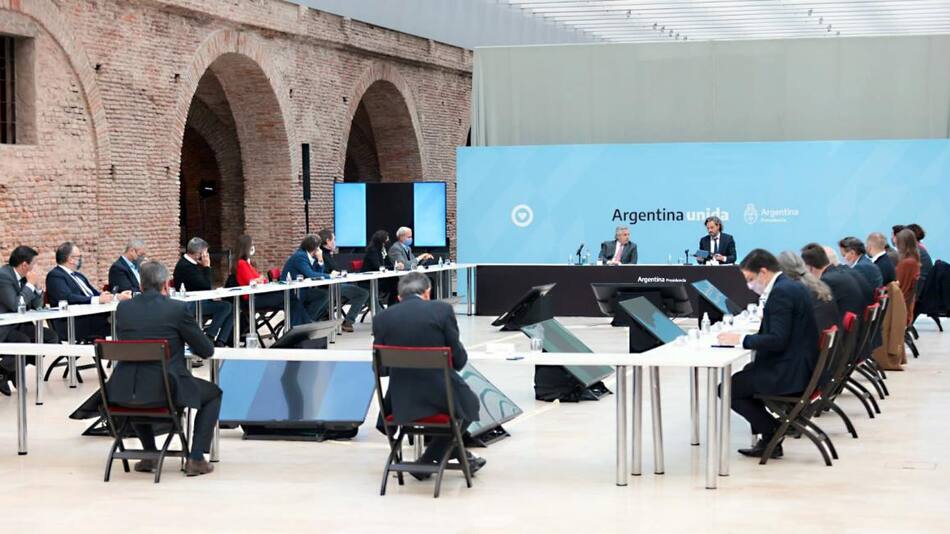 Reunión de Alberto Fernández con su Gabinete en Casa Rosada, AGENCIA NA