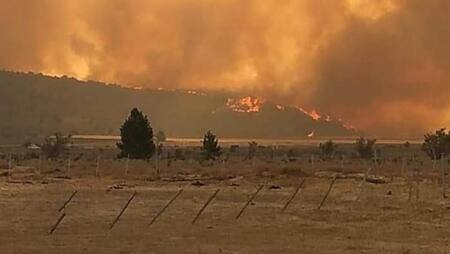 Incendios en la Patagonia, Chubut, NA