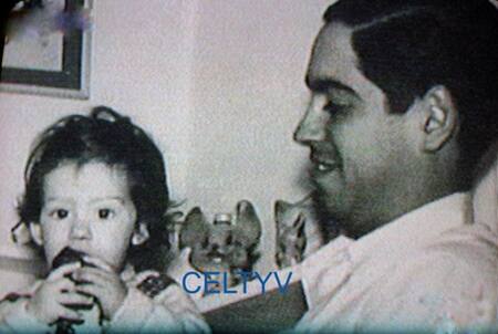 El militar Humberto Antonio Viola junto a su hija María Cristina. Foto: Centro de Estudios Legales sobre el Terrorismo y sus Víctimas (CELTYV).