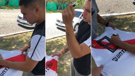 El enojo de Juanfer Quintero. Foto: Capturas.