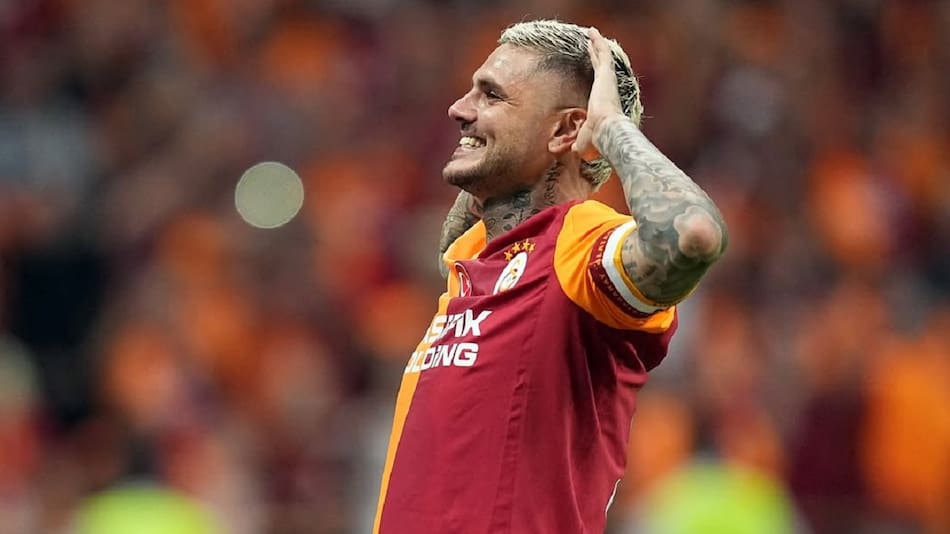 Mauro Icardi volvió con gol al Galatasaray.