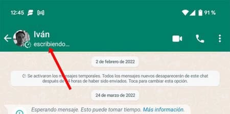 Ocultar el "Escribiendo" en WhatsApp. Foto: Captura de pantalla.