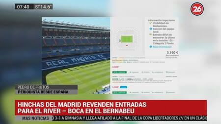 Superfinal de Libertadores: hinchas del Real Madrid revenden entradas a 3.000 Euros