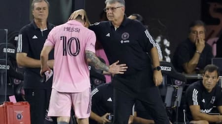 Lionel Messi y Gerardo Martino. Foto: NA