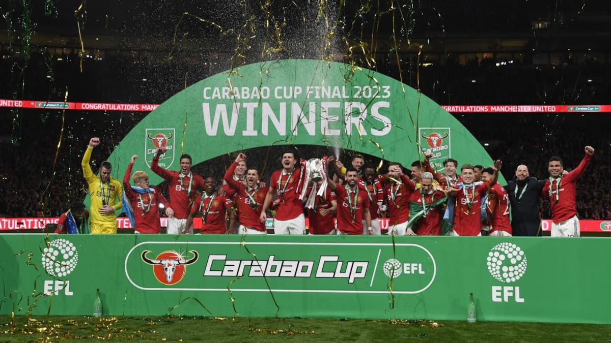 Gritó campeón: Manchester United venció a Newcastle y se consagró en la Carabao Cup