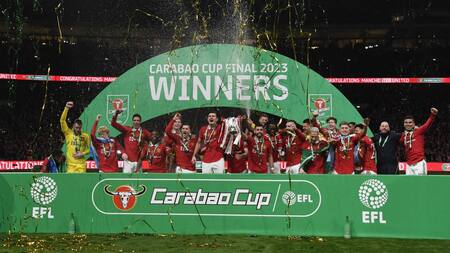 Campeón Carabao Cup; Manchester United-Newcastle United. Foto: Reuters.