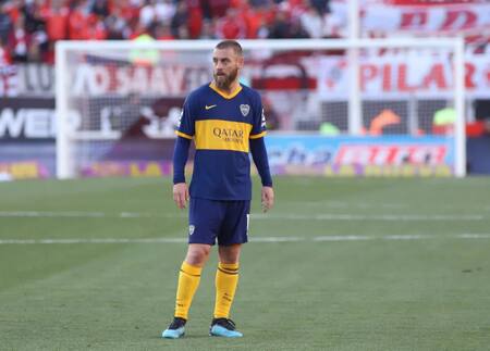 Daniele De Rossi en Boca. Foto: NA/Damián Dopacio