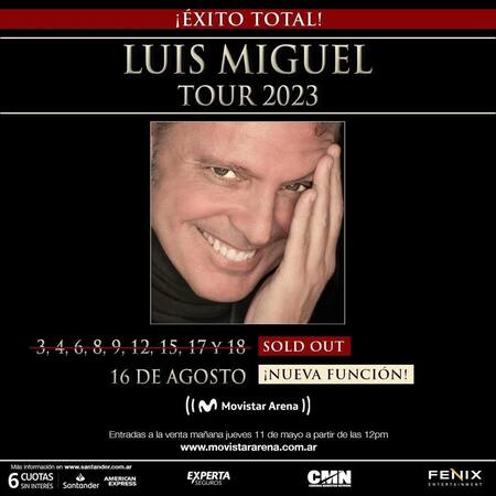 Luis Miguel, show, música, NA