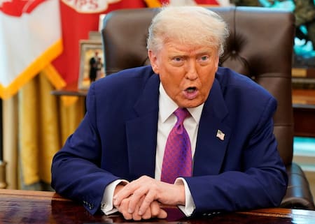 Donald Trump, presidente de Estados Unidos, en el Despacho Oval. Foto: Reuters (Nathan Howard)