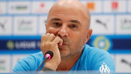 Jorge Sampaoli, director técnico. Foto: EFE.