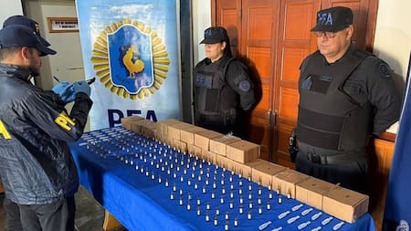 Decomiso de 200 ampollas de fentanilo ilegal en Misiones.