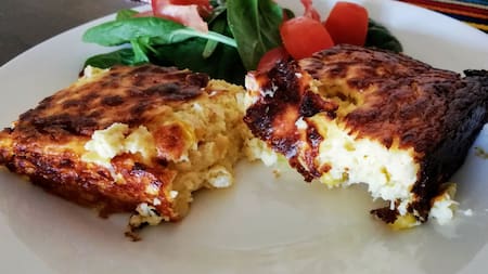 Chipa Guazú, comida típica de Paraguay. Foto: Wikipedia.