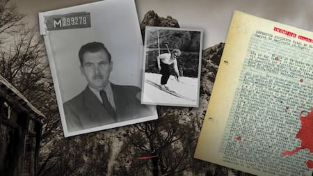 Josef Mengele y Nora Eldodt, fotos AGN, asesinatosdiscretosnovela.wordpress.com