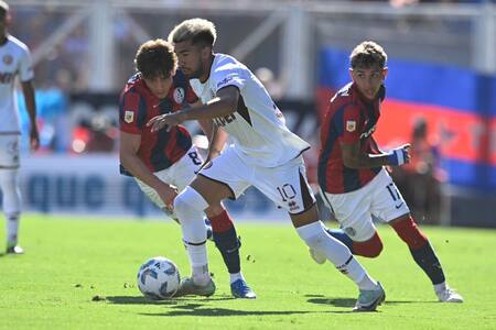 Marcelino Moreno; San Lorenzo vs. Lanús. Foto: X @clublanus.
