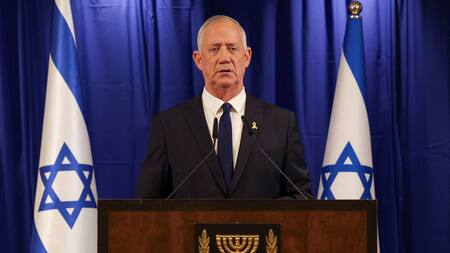 Benny Gantz renunció al Gabinete de Guerra israelí por la gestión militar de Netanyahu. Foto: Reuters