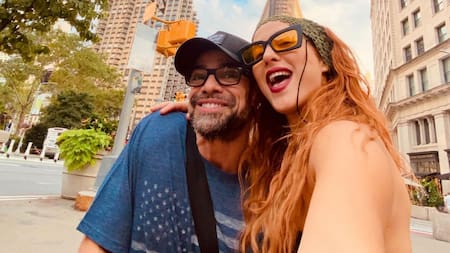 Luciano Castro y Flor Vigna. Foto: Instagram/florivigna.