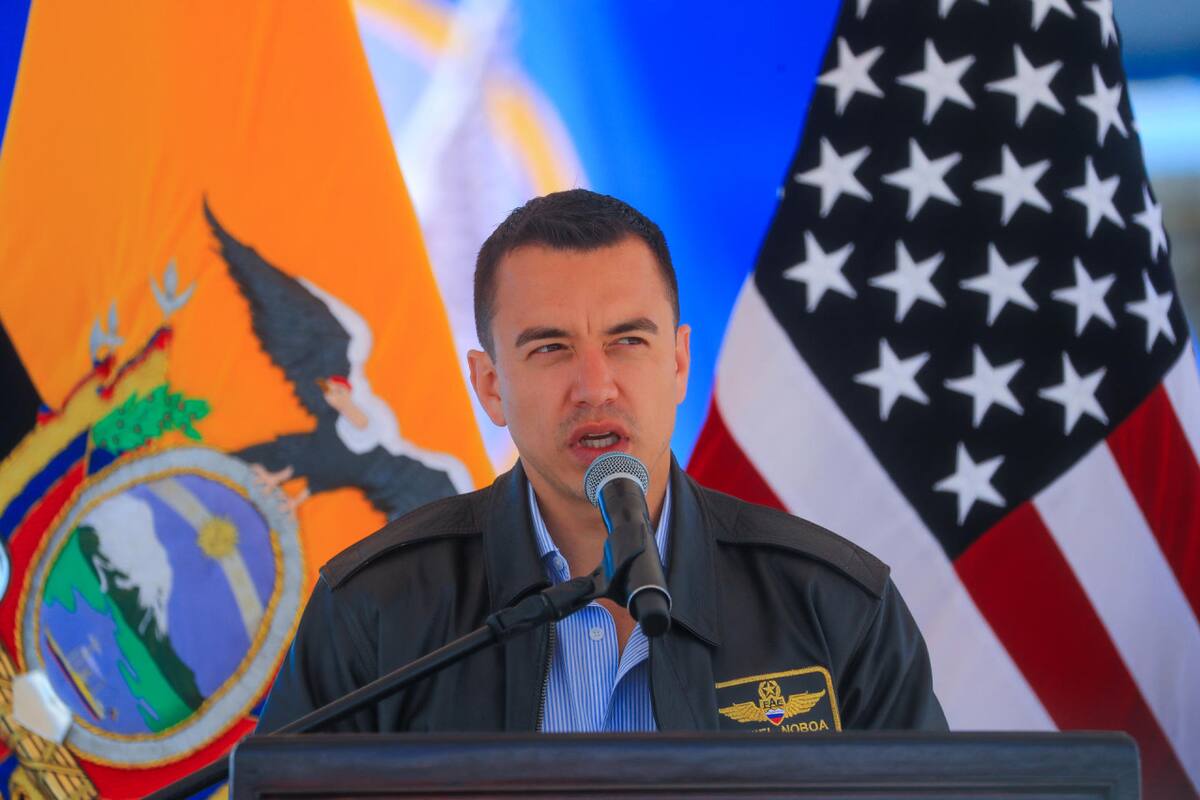 Daniel Noboa, Ecuador. Foto: EFE