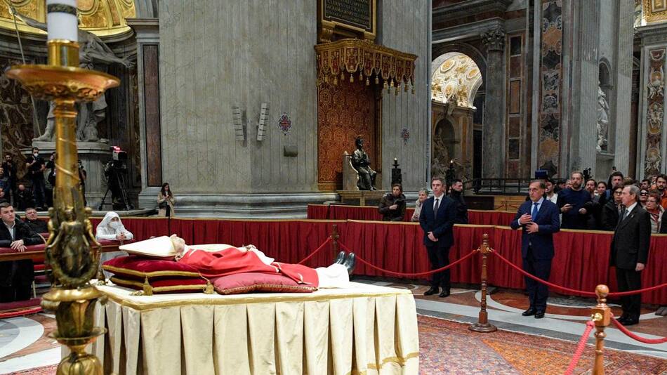 Funeral de Benedicto XVI. Foto: REUTERS.