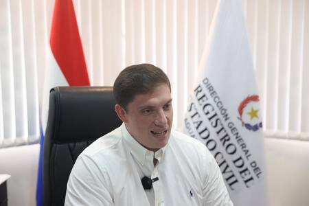 Maximiliano Ayala, director general del Registro del Estado Civil de Paraguay.