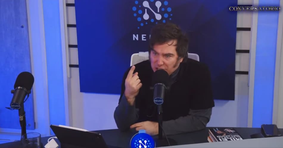 Javier Milei en Neura.