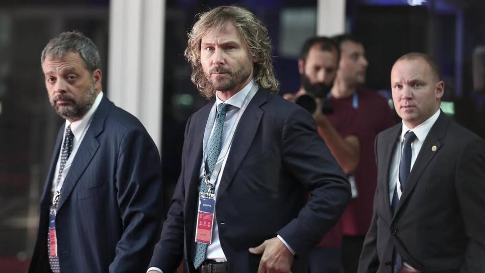 Pavel Nedved, director deportivo de la Juventus. Foto: EFE.