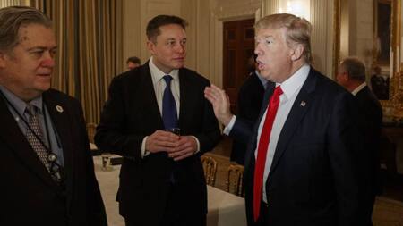 Elon Musk y Donald Trump. Foto: REUTERS