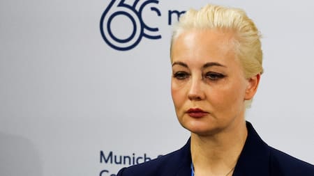 Yulia Navalnaya, esposa de Alexéi Navalny. Foto: REUTERS.