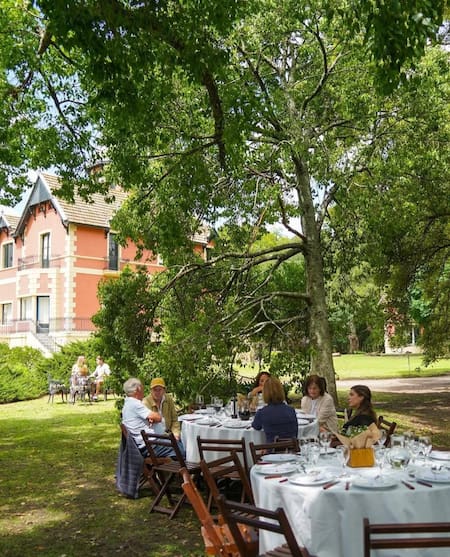Estancia "La Raquel", en Castelli, Buenos Aires. Foto: Instagram / estancialaraquel.