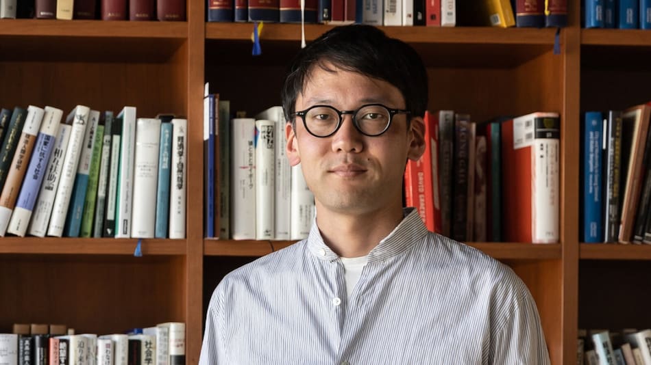 Kohei Saito, filósofo japonés. Foto: Gentileza Globovisión.